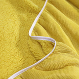 Ultra Soft Sherpa Fleece Fitted Sheet Combo Set by Ramesses | Fluffy Warm Winter Bedding Set
