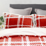 Ramesses 2 in 1 Teddy Fleece Sherpa Blanket Quilt Cover Set | Plush Warm Fleece Comforter Reversible Set