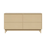 Alina Ripple Effect Modern 4 Drawer Buffet | Scandi Sideboard Storage Unit