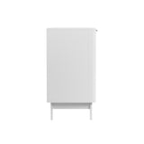 Alina Ripple Effect Modern 4 Drawer Buffet | Scandi Sideboard Storage Unit