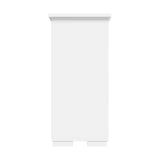 Belgrado Modern 2 Drawer Sideboard Glass Door Buffet | Contemporary Display Storage Cabinet