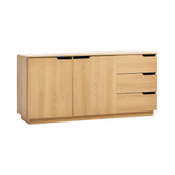 Urbino Modern 3 Draw 2 Door Storage Dresser Unit | Modern Sideboard Storage Cupboard