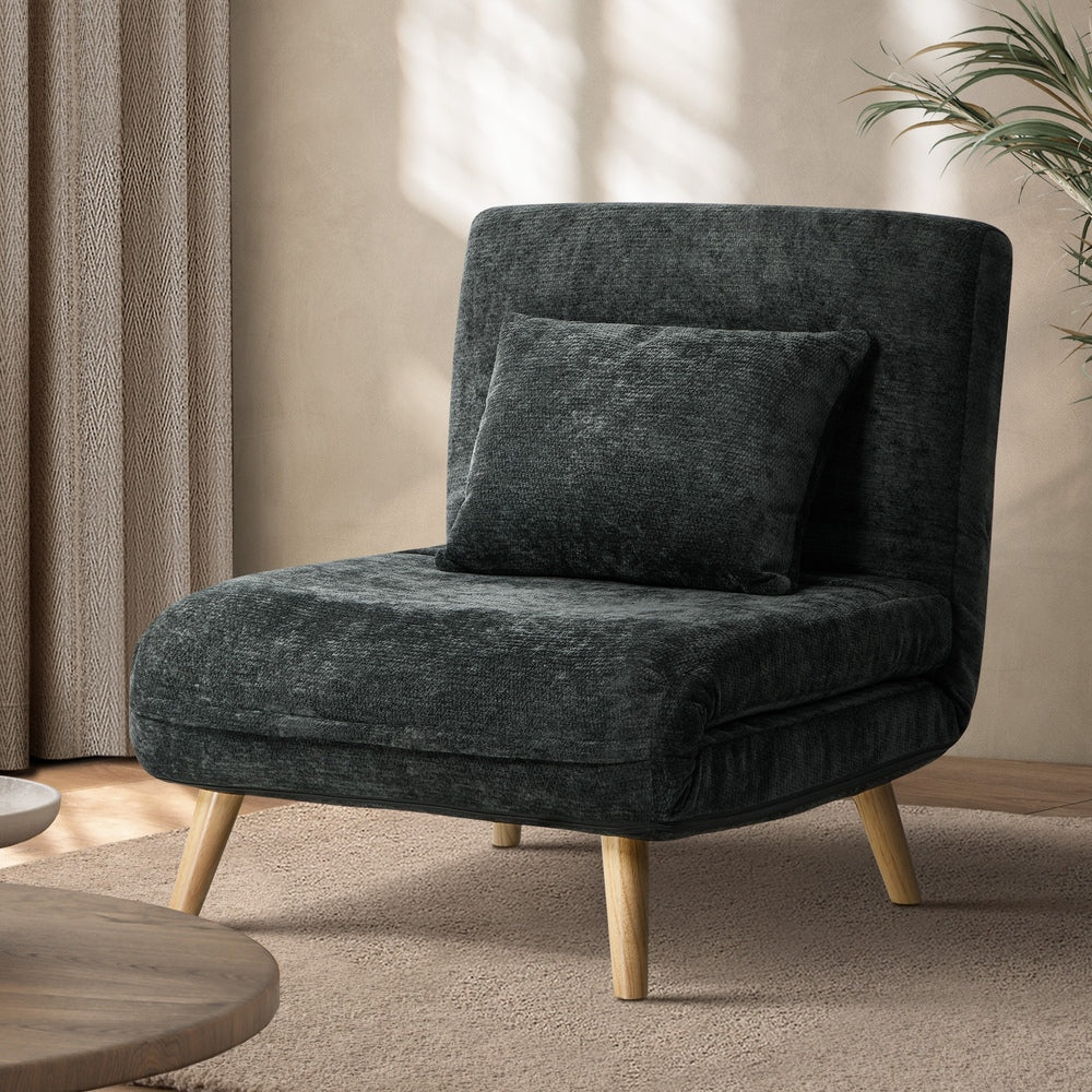 Amalfi Two In One Couch and Fold Out Sofa Bed | Versatile Adjustable Modern Sofa Chair