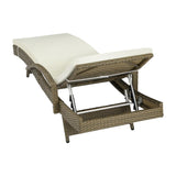 Amore Aquos Outdoor Cushioned Wicker Pool Loungers | Modern Adjustable Rattan Quality Day Bed Sun Loungers
