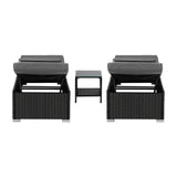 Milan High Quality Rattan Sun Lounger Day Bed | Adjustable Wicker Patio Pool Lounger
