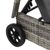 Milan High Quality Rattan Sun Lounger Day Bed | Adjustable Wicker Patio Pool Lounger
