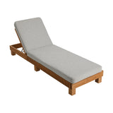 Capri Deluxe Outdoor Thick Cushion Pool Loungers | Wooden Adjustable Quality Day Bed Sun Loungers