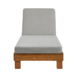 Capri Deluxe Outdoor Thick Cushion Pool Loungers | Wooden Adjustable Quality Day Bed Sun Loungers
