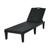 Madera 5 Tier Adjustable Modern Sun Lounge | Textured Weather Resistant Outdoor Pool Lounger