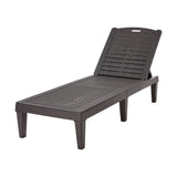 Madera 5 Tier Adjustable Modern Sun Lounge | Textured Weather Resistant Outdoor Pool Lounger