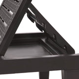 Madera 5 Tier Adjustable Modern Sun Lounge | Textured Weather Resistant Outdoor Pool Lounger