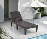 Madera 5 Tier Adjustable Modern Sun Lounge | Textured Weather Resistant Outdoor Pool Lounger