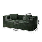 Bella Soft Chenille Two Seater Comfy Sofa Lounge | Compressed Sofa Box Lounge Unit