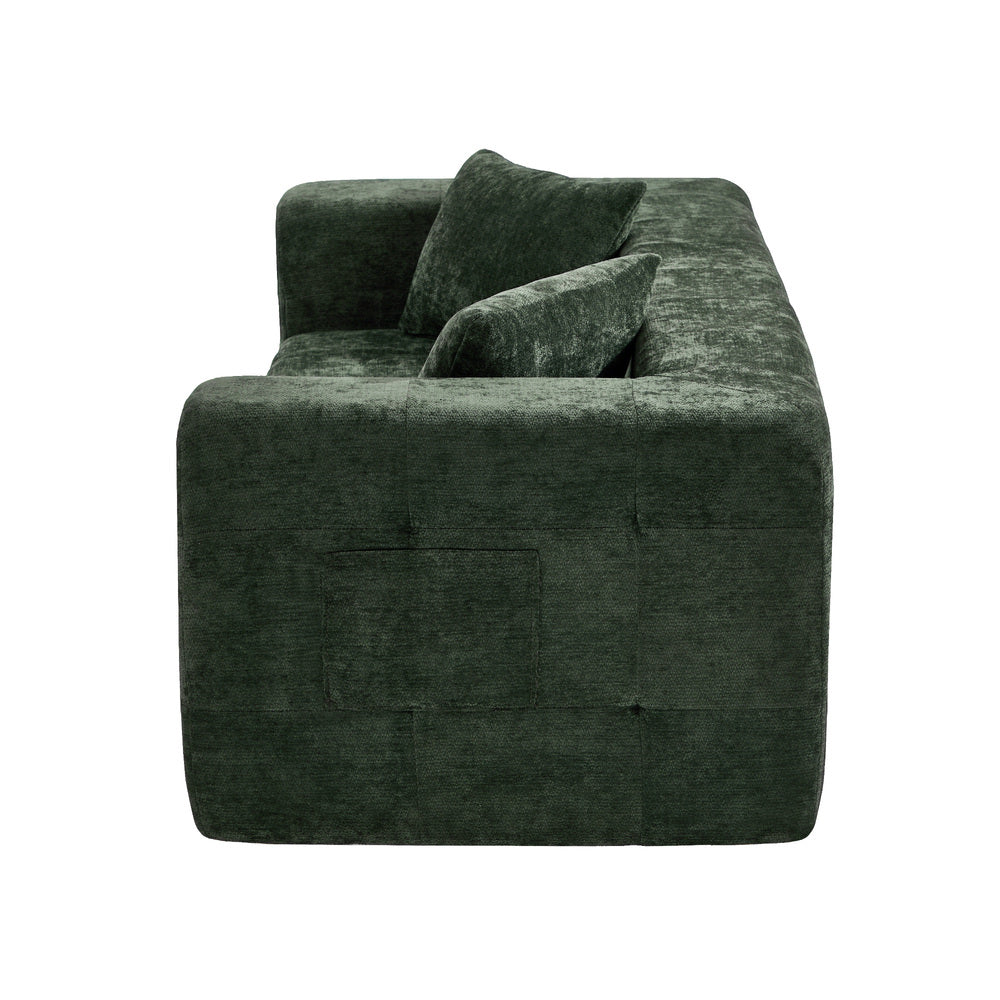 Bella Soft Chenille Two Seater Comfy Sofa Lounge | Compressed Sofa Box Lounge Unit