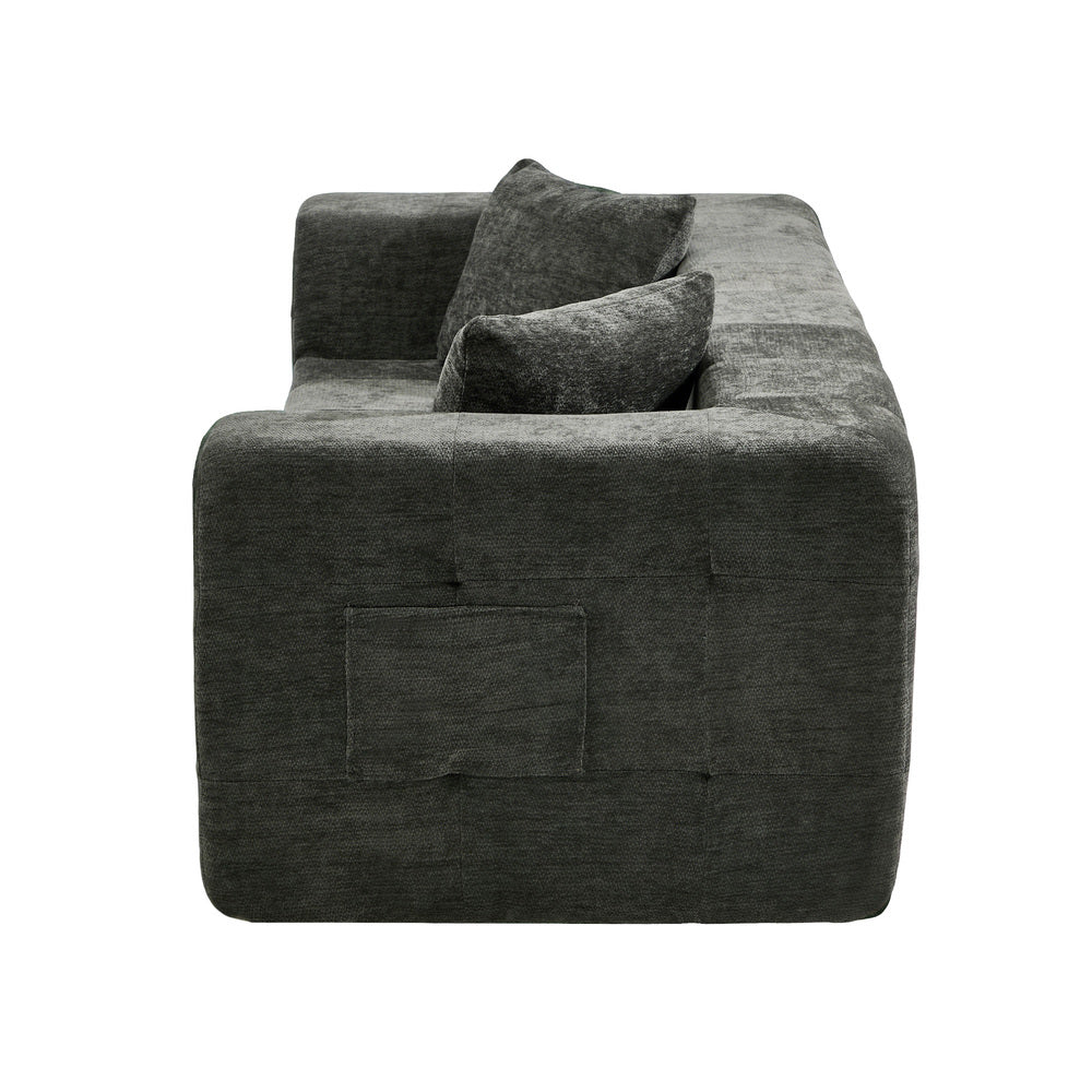 Bella Soft Chenille Two Seater Comfy Sofa Lounge | Compressed Sofa Box Lounge Unit