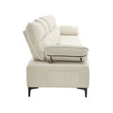 Valore Plush Fabric Modular Sofa Couch | Soft Chenille Fabric Modular Lounge Adjustable Armrests