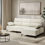 Valore Plush Fabric Modular Sofa Couch | Soft Chenille Fabric Modular Lounge Adjustable Armrests