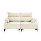 Valore Plush Fabric Modular Sofa Couch | Soft Chenille Fabric Modular Lounge Adjustable Armrests