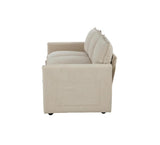 Nico Ultra Plush Fabric Modular Sofa Lounge | Soft Corduroy Fabric Modular Sofa Thick Cushions