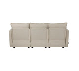 Nico Ultra Plush Fabric Modular Sofa Lounge | Soft Corduroy Fabric Modular Sofa Thick Cushions