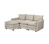 Nico Ultra Plush Fabric Modular Sofa Lounge | Soft Corduroy Fabric Modular Sofa Thick Cushions