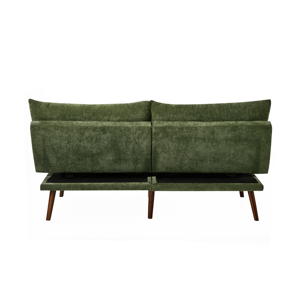 Allure Two in One 3 Seater Sofa Couch and Fold Out Futon Bed | Adjustable Luxury Converible Futon Sofa Couch