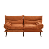 Palme 3 Seater Sofa Couch and Fold Out Futon Bed | Super Soft Adjustable Corduroy Futon Sofa Couch