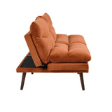 Palme 3 Seater Sofa Couch and Fold Out Futon Bed | Super Soft Adjustable Corduroy Futon Sofa Couch