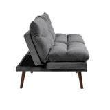 Palme 3 Seater Sofa Couch and Fold Out Futon Bed | Super Soft Adjustable Corduroy Futon Sofa Couch