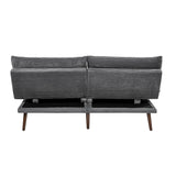 Palme 3 Seater Sofa Couch and Fold Out Futon Bed | Super Soft Adjustable Corduroy Futon Sofa Couch