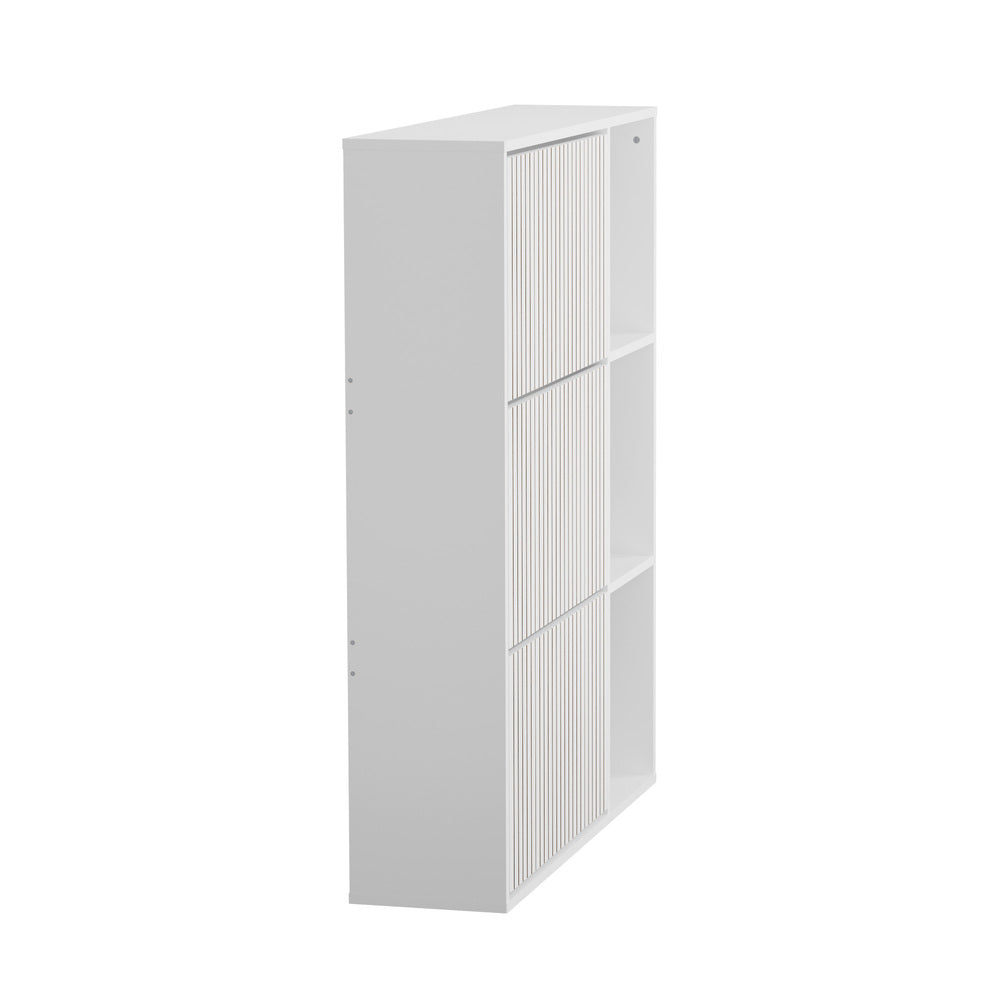 Amaro Noire Shoe Rack Cabinet and Display Unit | Two In One 30 Pair Shoe Storage Unit and Shelves