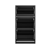 Amaro Noire Shoe Rack Cabinet | Modern Feature 30 Pair Shoe Storage Unit