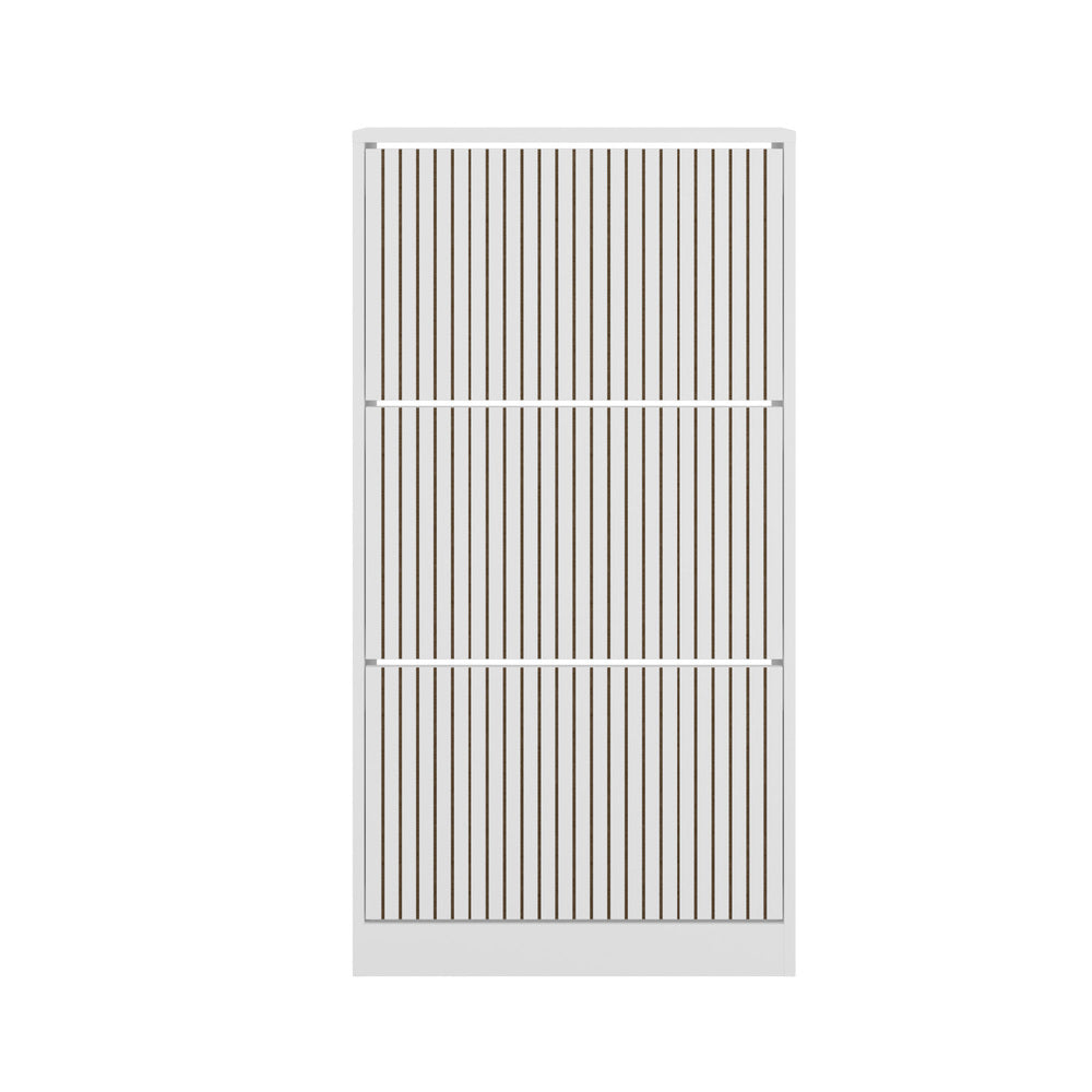 Amaro Noire Shoe Rack Cabinet | Modern Feature 30 Pair Shoe Storage Unit