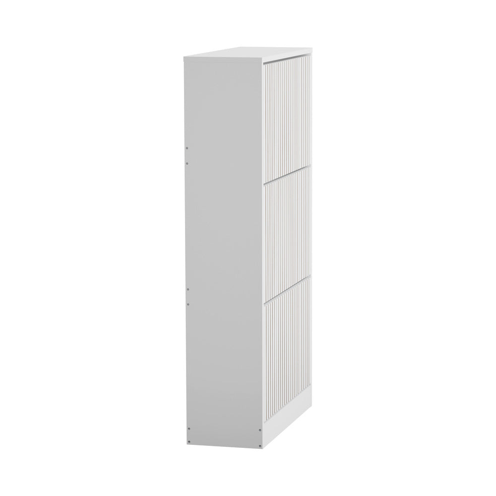 Amaro Noire Shoe Rack Cabinet | Modern Feature 30 Pair Shoe Storage Unit
