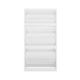 Amaro Noire Shoe Rack Cabinet | Modern Feature 30 Pair Shoe Storage Unit