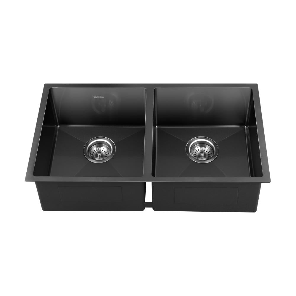 Super High Quality Stainless Steel Kitchen Sink in Black or Silver Finish | Kitchen Laundry Steel Sinks