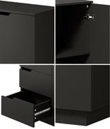Urbino 4 Draw Modern Dresser Tallboy | 4 Draw Chest Of Drawers Wooden Storage Unit