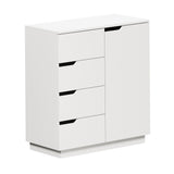 Urbino 4 Draw Modern Dresser Tallboy | 4 Draw Chest Of Drawers Wooden Storage Unit