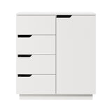 Urbino 4 Draw Modern Dresser Tallboy | 4 Draw Chest Of Drawers Wooden Storage Unit