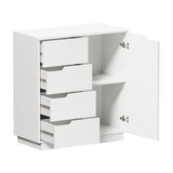 Urbino 4 Draw Modern Dresser Tallboy | 4 Draw Chest Of Drawers Wooden Storage Unit