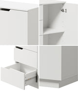 Urbino 4 Draw Modern Dresser Tallboy | 4 Draw Chest Of Drawers Wooden Storage Unit