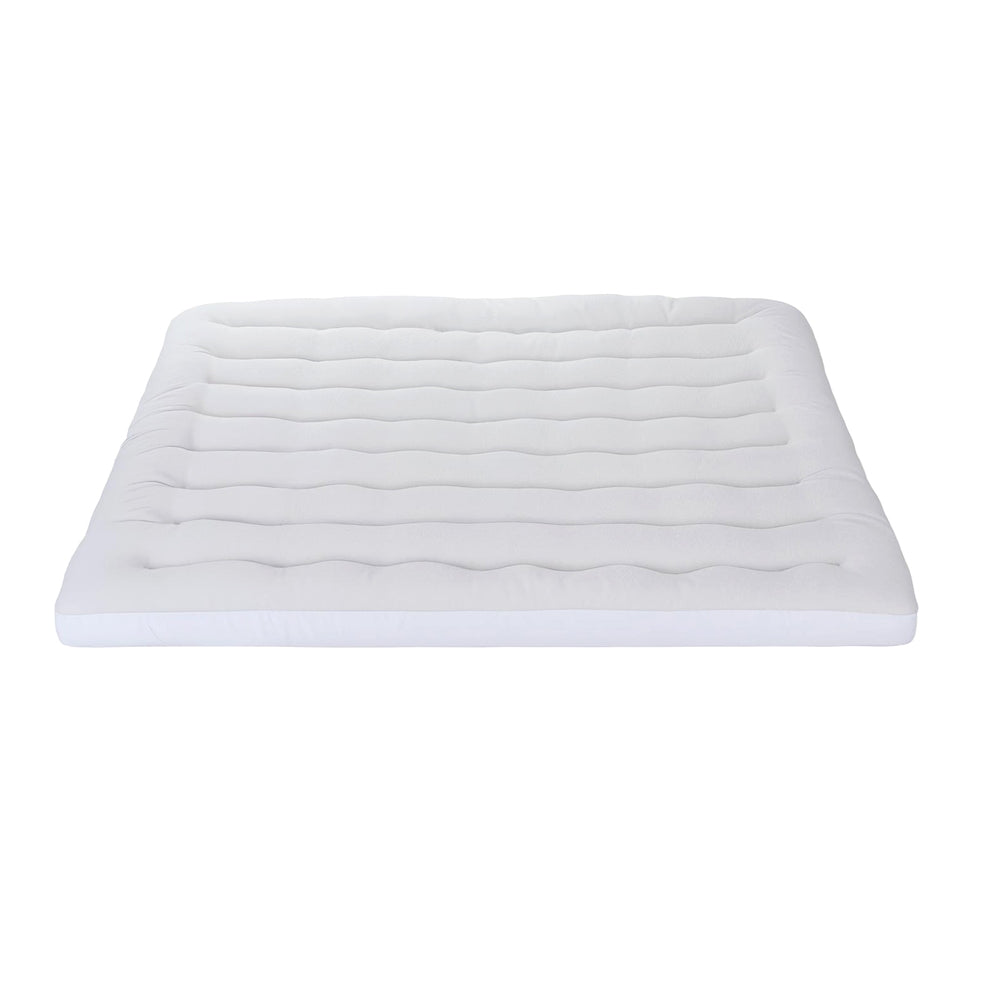 Luxore 1000GSM Reversible 3D Cooling Warm Mattress Topper | Plush Two Sided All Seasons Dual Sleeper Mattress Pad