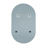 Alfamare Oval Wall Mounted Designer Mirror |Oval 84 x 50cm Feature Décor Mirror