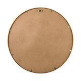 Sierra Contemporary Slim Round Wall Mirror | Bathroom Hallway Round Mirror in Black or Gold Frame