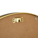 Sierra Contemporary Slim Round Wall Mirror | Bathroom Hallway Round Mirror in Black or Gold Frame