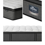 Allure Ultra Plush Latex 9 Zone Dreameasy 34cm Mattress | Full Body Support Medium Firm Hypo Allergenic Bed Mattress