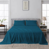Luxiore 2000TC Breathable Cooling Bamboo Blend Sheet Set | Eco Friendly Anti Wrinkle Bamboo Sheets