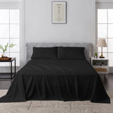 Luxiore 2000TC Breathable Cooling Bamboo Blend Sheet Set | Eco Friendly Anti Wrinkle Bamboo Sheets