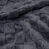 Luxiore Super Soft Plush Warm Fleece Winter Blanket | 300GSM Stylish Jacquard Fleecy Blanket