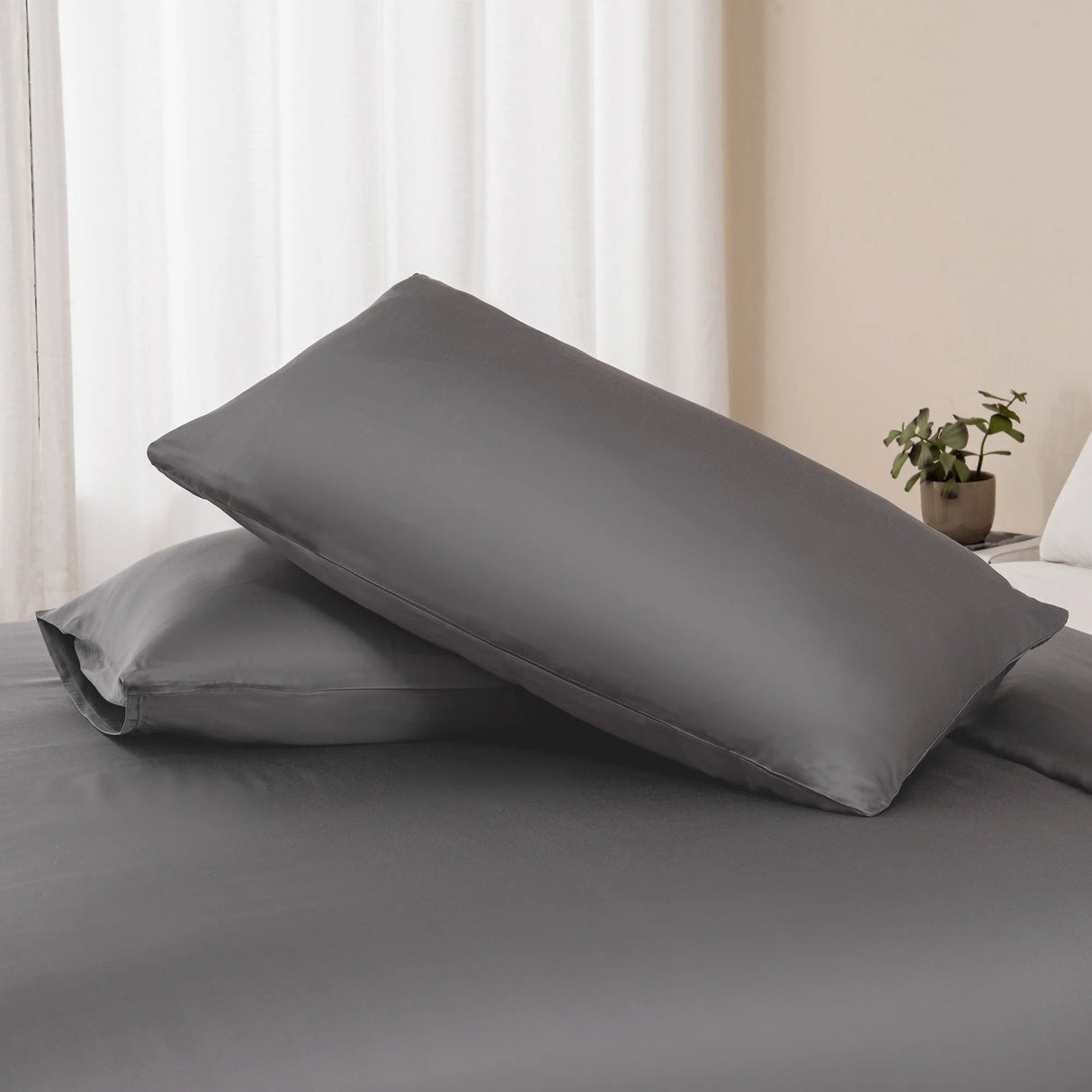 Luxiore Soft 100% Bamboo Eco Quilt Cover Set | Breathable Silky Pure Bamboo Duvet Set